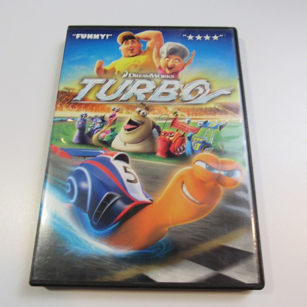 Turbo DVD‎ DreamWorks Animation Movie Family Film Kids Childrens